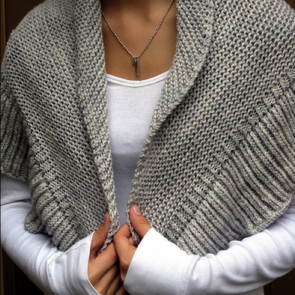 Other - Hand Knit Acrylic Shawl
